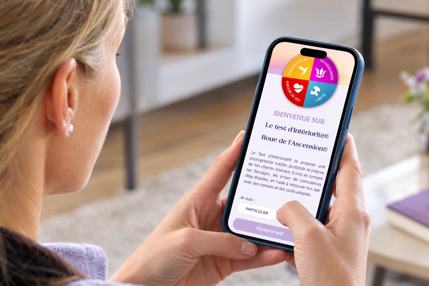 Découvrir le Test d’Intériorité sur son téléphone